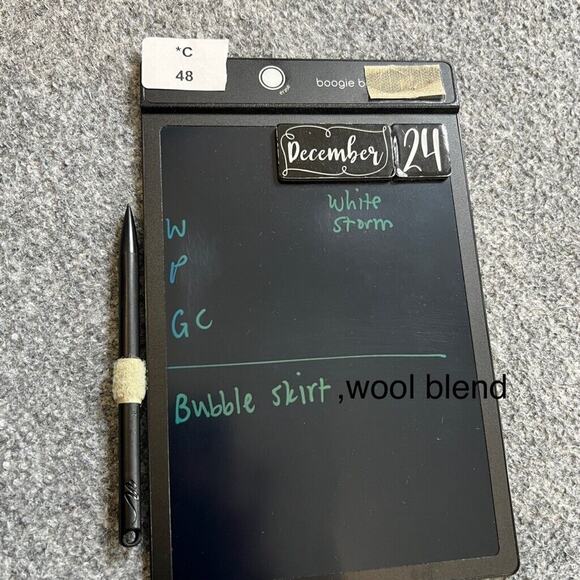 Theory Skirt Womens 00 White Blue Virgin Wool Blend Bubble A-Lined Back Zip Mini - Picture 9 of 10